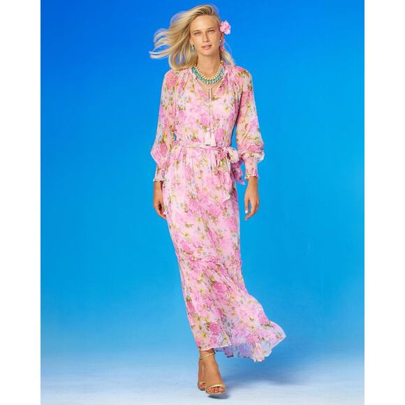 sachin and babi light blue dress Grace Scuba Crepe and Chiffon Cascading One Shoulder Shash Floor Length Dress Black / 6